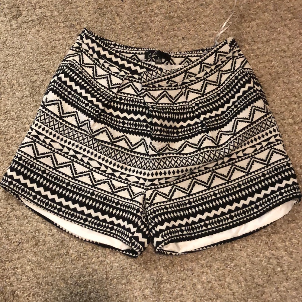 High waisted shorts